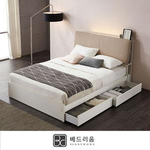 [NS홈쇼핑]908 LED 수납침대(SS)-본넬스프링 매트리스[26781991]