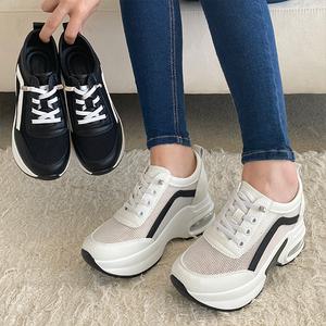 메쉬 키높이 에어 망사 스니커즈 7cm