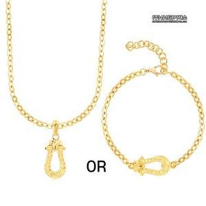 24K 홀스빗 목걸이 or 팔찌 11.25g