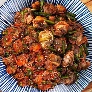 연안식당 간편간식 반찬 밀키트 매콤꼬막장 부추꼬막장 2+1 3종세트 무료배송
