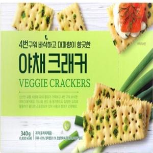푸지안 4번구워 더 바삭한 야채 크래커 대파향 340g