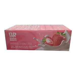 코스트코 베스킨라빈스 딸기맛우유 190ml, 24개