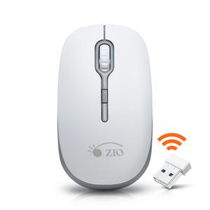 MW4020 무소음 무선마우스 조용하고 깔끔한 2.4GHz Kailh스위치 무선연결 수납형 나노 리시버 (화이트)