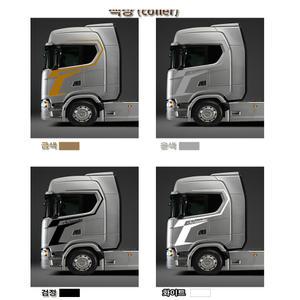 스카니아S650 S540 S500 PPF 볼보 벤츠 트럭데칼 스티커 추레라 카고 윙바디