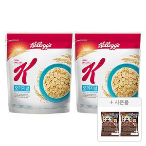 켈로그 스페셜K 오리지널 480g, 2개 + 증정 ( 콘푸로스트 다크초코 30g, 2개 )