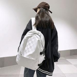 BEST 학생가방 가벼운 스쿨 백팩 데일리 캐주얼 체커블
