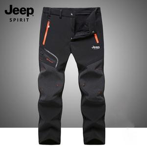JEEP 남성용 야외 스포츠 하이킹 캠핑 카고 팬츠