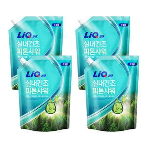 리큐 실내건조 피톤샤워 드럼 리필, 2.1L, 4개