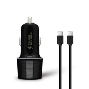 PPS PD 27W 2포트 시거잭 차량용 휴대폰 핸드폰 충전기 C to C 고속충전