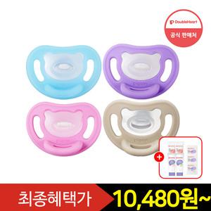 [즉시15+중복12%+Gift] 더블하트 소프트버디/에코 올실리콘 통잠 쪽쪽이 (S/M/L사이즈