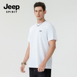 JEEP 지프 여름 라운드넥 루즈 반팔 남성 기능성 퀵드라이 쿨링 티셔츠