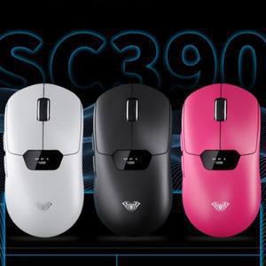 독거미 SC390 무선 게이밍 마우스 3모드 사무용 게이밍 마우스