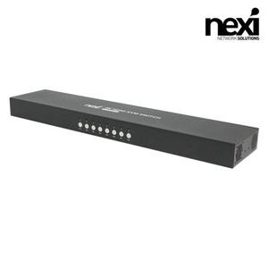 4K 8 : 1 KVM스위치 랙마운트 NX1223 NX-7308KVM-4K [H@lu]