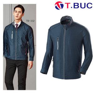 M- 봄 여름 경량 점퍼 T-332 네이비 M~4XL 회사 근무복 사무실 유니폼 남자 여자 긴팔 반팔 자켓 춘추 티뷰