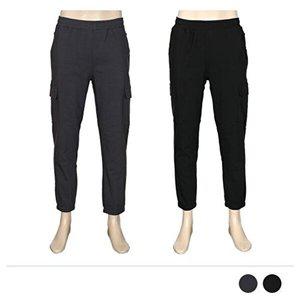 [엄지척]레오드 카고 기모 밴딩 바지