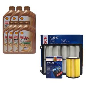 그랜저 IG 3.3 가솔린 쉘 C2 C3 0W30 7L 엔진오일+필터세트 0105-2997