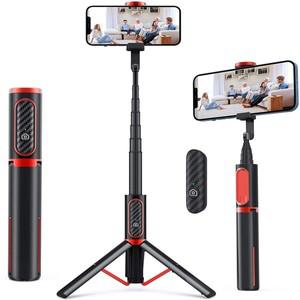 Selfie 스틱 삼각대 전화 스탠드 홀더 블루투스 확장 가능한 접이식 모노 포드 for Iphone 11 X Huawei