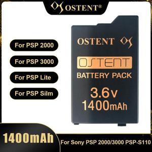 OSTENT 3.6V 1400mAh 충전식 리튬 배터리 교체 Sony PSP 2000/30