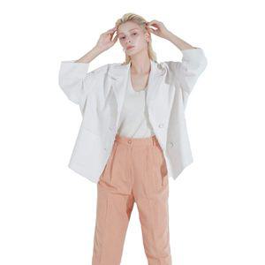[하프클럽/홈쇼핑HIT]후스타일 루즈핏 프린지 트위드 자켓_아이보리