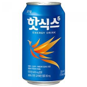 [롯데칠성음료] 핫식스 355ml x 24캔
