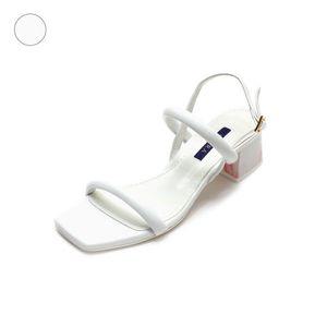 [갤러리아] 세라 여성 펌프스 통굽 샌들 TJ21S422 흰색 5CM