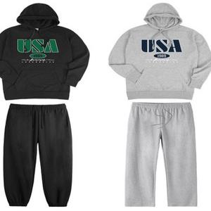 [폴앤폴]USA 1989 오버핏 후드티 팬츠 SET 조거 와이드 팬츠 3컬러