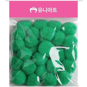 [XBI76038]유니아트 퐁퐁 25mm 초록 G10 기타미술놀이