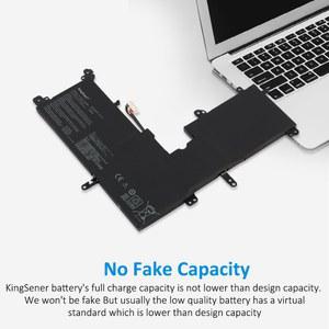 호환 KingSener B31N1705 노트북 플립 TP410U UX460UA TP410UR 배터리 3ICP5/57/80 11 52V VivoBook TP410UF TP410UA ASUS 42WH Q405UA