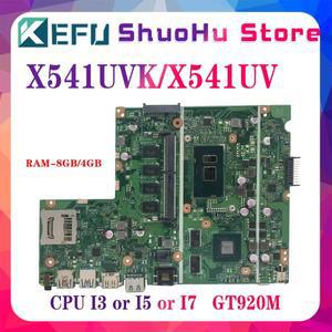 ASUS 메인보드용 노트북 마더보드, X541UV, X541UVK, R541U, A541U, X541UJ, F541U, X541U, K541U, I3, I5,