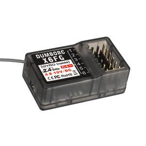 DUMBORC X6F X6FG X6DC X6DCG Angle Pin 2 4G 6CH Mini Receiver for X4 X5 X6 X6P RC Car Boat Remote Controller