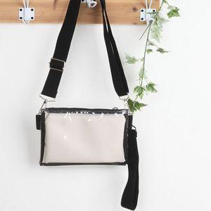 시원한 투명 가방 미니백 여성 파우치 크로스
