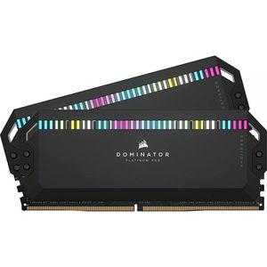 Csair 도미네이터 플래티넘 RGB DDR5 64GB2x32GB 5600MHz C40 인텔 최적화 데스크탑 메모리 블랙