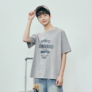 [롯데백화점]행텐 틴즈 피그먼트 워터프린트 반팔 티셔츠 (14520-031-415)
