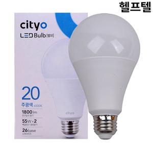 LED BULB CITYO 주광색 6500K TP-KR-LA80-18W-6.5K 18W