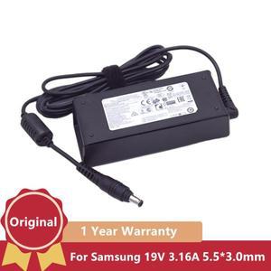60W 19V 3.16A 5.5mm3.0mm 기존 AC 어댑터 전원 충전기 BA44-00243A AD-6019 AP04214-UV ADP-60ZH A 삼성 3