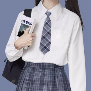 교복넥타이 교복 체크 자동 넥타이(블루) (3fHCP)