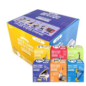 몰랑 악기 블럭 피규어 어린이 장난감 6개 (1box)