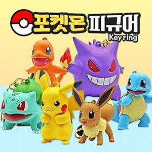 [셀러허브 패션][JHQSY6MU_51JA]포켓몬 키링 피규어 미니캐릭터열쇠고리