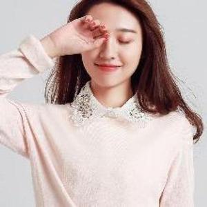 [오노마] ONM (000022) 페이크카라 (큐빅장식) 롱 남방 블라우스 블