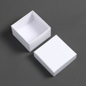 크라프트 선물상자 화이트 9.5X9.5CM 떡 머그컵 케이스 사탕