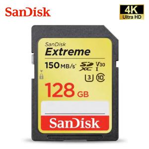 캐논 EOS-200D/EOS-100D/EOS-550D 카메라용 샌디스크 128G SDXC 메모리카드 4K촬영지원