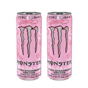 [코카콜라][코카콜라직영] 몬스터 스트로베리 드림즈 355ml CAN (24입)
