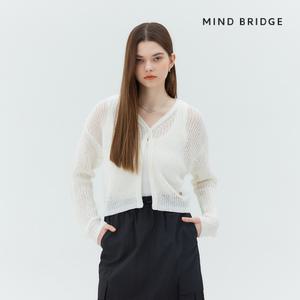 마인드브릿지 네트조직긴팔가디건 MYCD3201