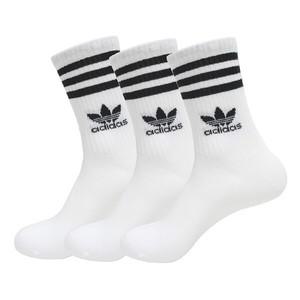 아디다스 ADIDAS 오리지널 스포츠 쿠셔닝 양말 미드컷 크루 삭스 3켤레 한 세트 IJ0733