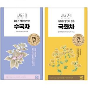 대량구매 단체주문 쌍계 수국차 100T+국화차 100T 선물용 회사 사무실 행사