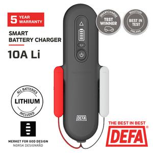 DEFA 리튬 겸용 10A Li 12V 모든 차량 전자동 배터리 충전기 오토바이도 OK / 데파 10A Li Smart Battery Charger