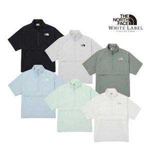 노스페이스 화이트라벨 아이스런 하프집 반팔 티 NT7KQ01 761457