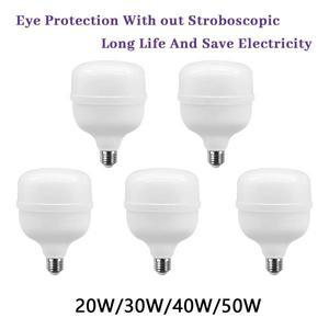 가정용 고휘도 LED 전구 봄빌라 조명 램프 50W AC 110V 220V E27 5 개