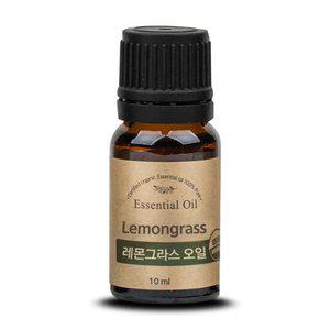 퓨어스 유기농 레몬글라스 에센셜오일 10ml
