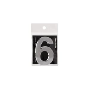 [OFM7L954]0916 이니셜 숫자 6 은색 70mm